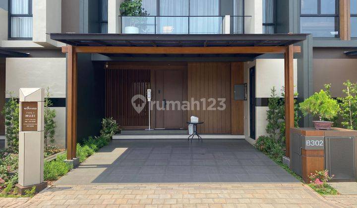 Rumah Cantik Bsd 3 Lantai Full Marmer Konsep Jepang 4 Kamar Tidur, 3 Menit Ke Toll 2