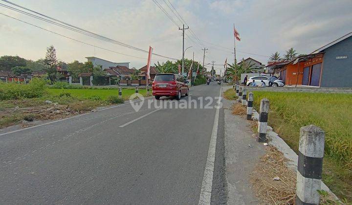 Tanah Murah di Jogja Barat, Tepi Jalan, Harga 3 Juta-an SHM P 1