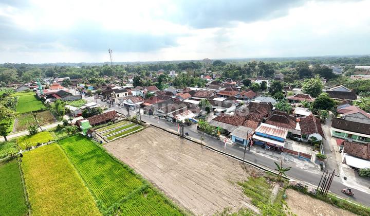 Tanah Jogja Tepi Jalan Aspal, Dekat Jl Raya Jogja-Solo