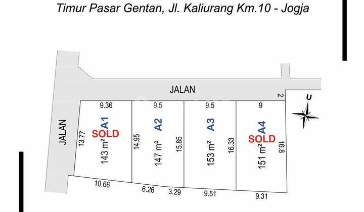 Tanah SHM P Siap Bangun, Kaliurang Km 9 Sleman 2