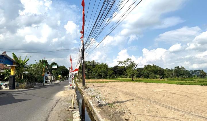 Tanah Kalasan Sleman Tepi Jalan, Dekat Bandara Adisucipto