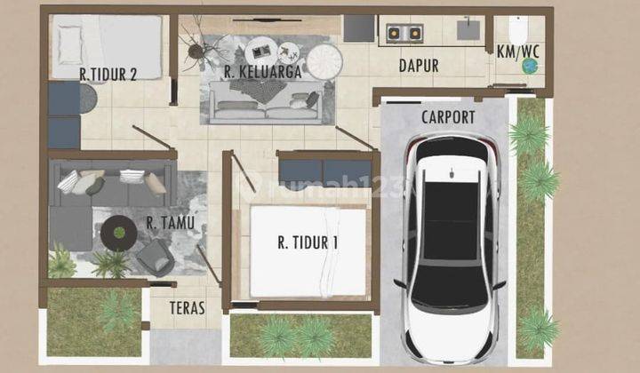 Dijual Rumah Siap Huni, 200 Jutaan, Lokasi di Selatan Jln Jogja Solo 1