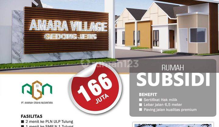 RUMAH SCANDINAVIAN SPEK KOMERSIL KPR SUBSIDI HANYA DI AMARA VILLAGE GUMUL  2