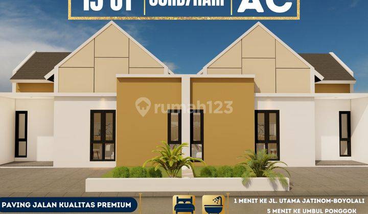 RUMAH SUBSIDI SPEK KOMERSIL HANYA DI AMARA VILLAGE GEDONGJETIS,DP ALL IN 15 JUTA BONUS AC 2