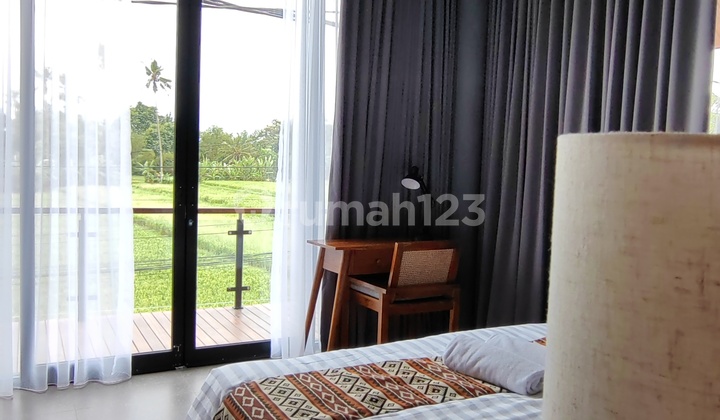 Villa Baru Ubud View Sawah SHM Carport 2 Dekat Central