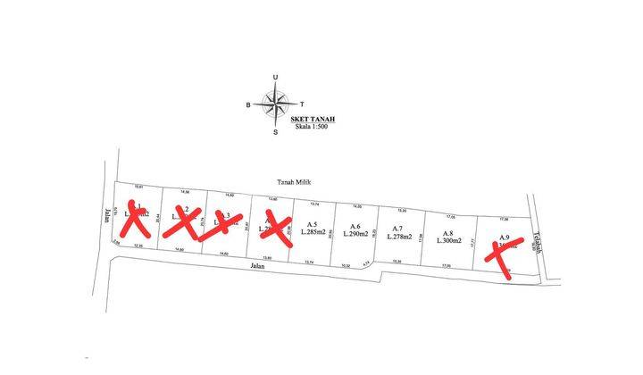 SHM Land Plot Seminyak Jl Mertanadi Best Location 2