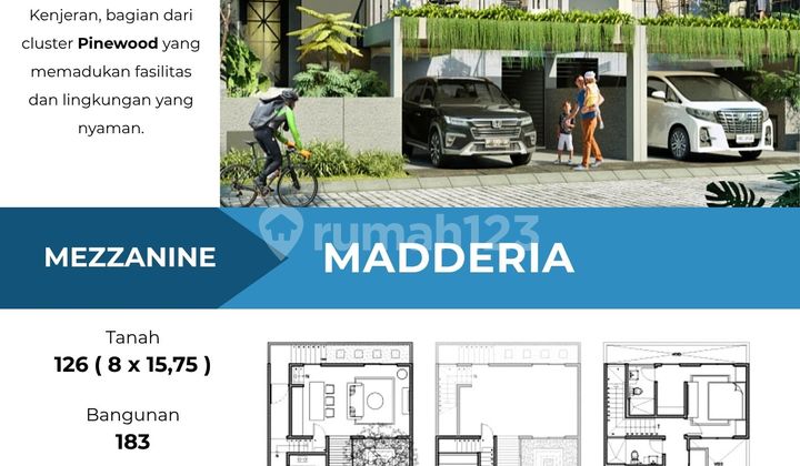 Jual Rumah Baru Mezzanine American Tropical House The Grand Kenjeran Surabaya