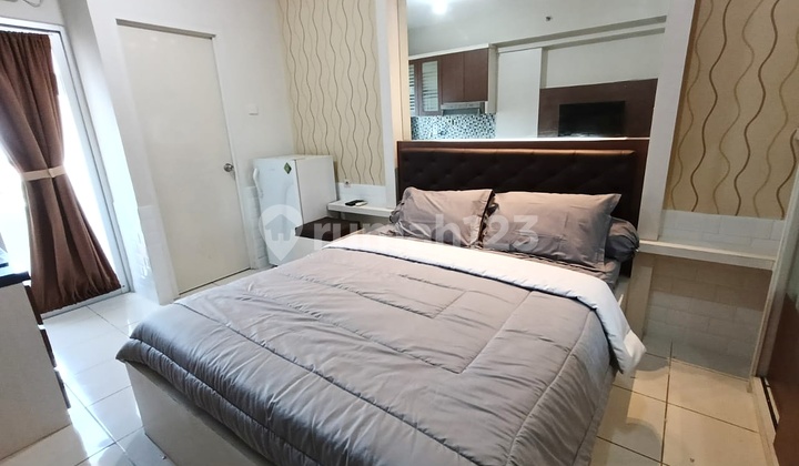 Fully Furnished Studio for Rent with City View at Educity Apartment 2
