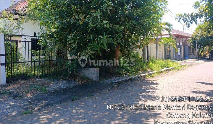 tampak depan rumah perum istana mentari cemengkalang