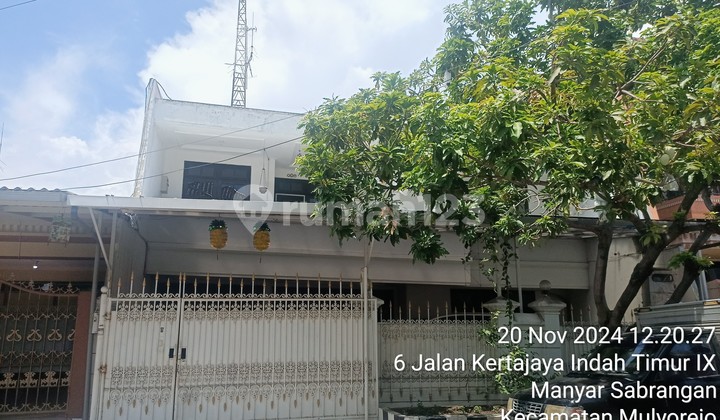 Rumah Kertajaya Indah Timur Mulyorejo Surabaya 2 Lantai