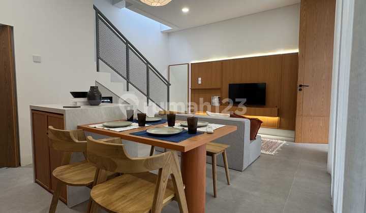 Termurah! Rumah Fully Furnished Dalam Cluster Dekat MRT