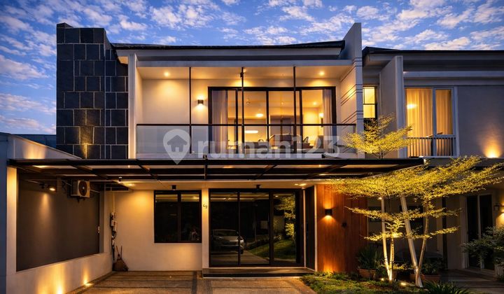 7-minute Walk to MRT Semifurnished House in Cirendeu Area, South Tangerang