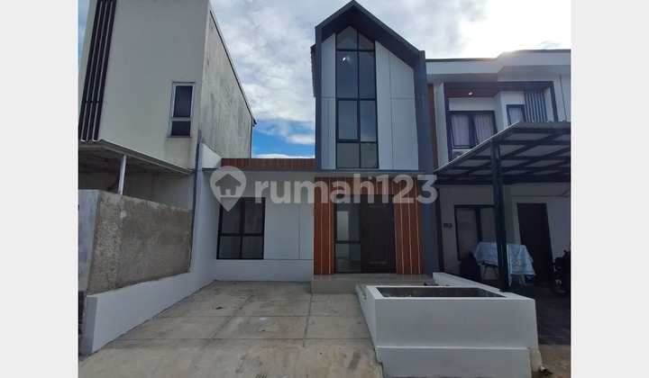 Rumah [10x6] Baru Scandinavian Semifurnished 10 menit ke Pamulang Square di Pondok Benda Tangerang Selatan