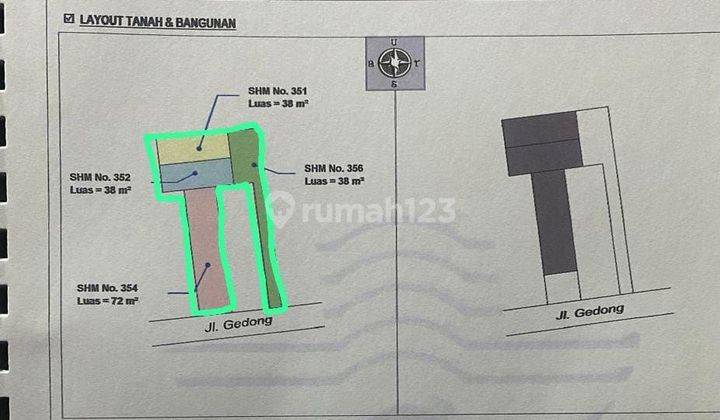 Dijual Murah 3 Ruko Gandeng Dijalan Gedong, Mangga Besar 1