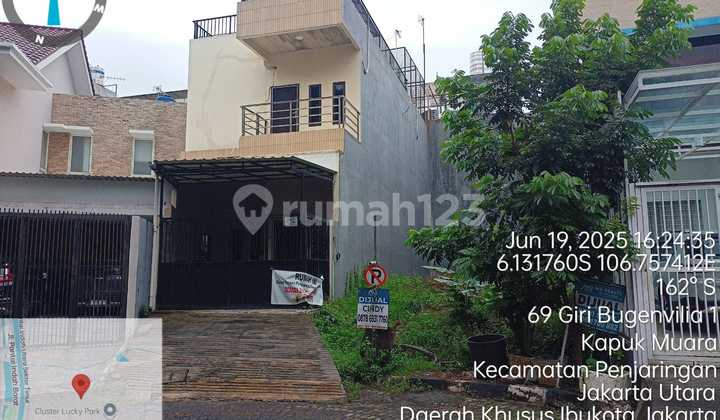 Dijual Lelang Rumah Perumahan Taman Grisenda, Jalan Giri Bougenvilia Kapuk Muara, Jakarta Utara 1