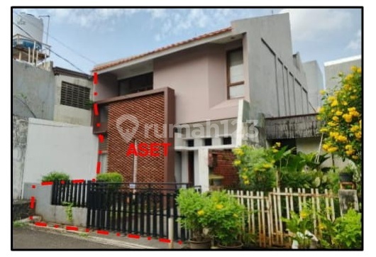 Di Jual Lelang Rumah 2 Lantai di Kompleks Pt Bangun Cipta Sarana Perumahan Cipulir Permai Cipulir, Kebayoran Lama - Jakarta Selatan 1
