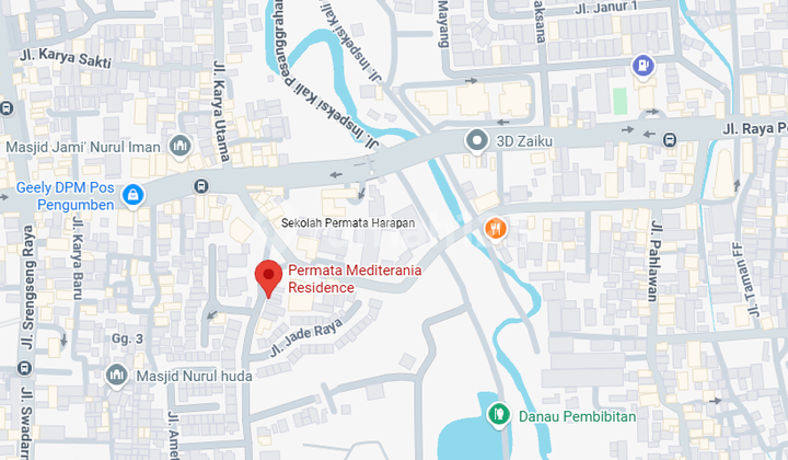 Di Jual Lelang Rumah Perumahan Permata Mediterania Srengseng, Kembangan - Jakarta Barat 2