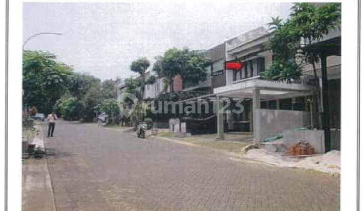For Sale Auction 2-Story House in De Latinos Housing, Caribbean Cluster, Ciater Village, Serpong Subdistrict, South Tangerang City, Banten Province. 2