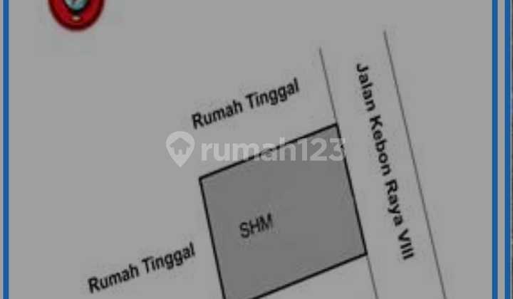 DiJual Rumah Aset Bank Dijalan Kebon Raya VIII, Kebon Jeruk - Jakarta Barat 2