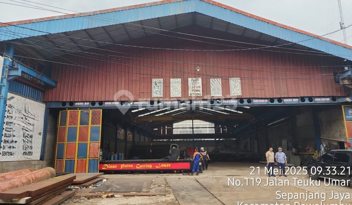 Warehouse for Auction on Teuku Umar Street, Sepanjang Jaya, Rawalumbu District - Bekasi City