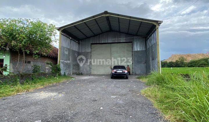 Disewakan Gudang Luas Area Dekat Pasar Godean 1