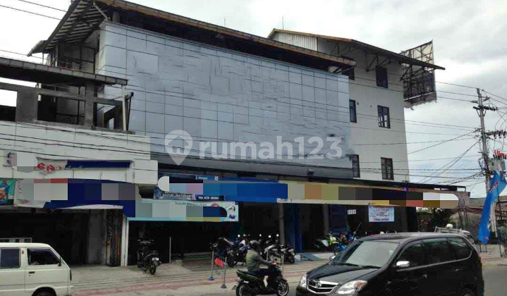 For Rent Large 4-Story Shophouse in Danurejan, Central Yogyakarta City Near Malioboro Suitable for Warehouse/Office/Business
