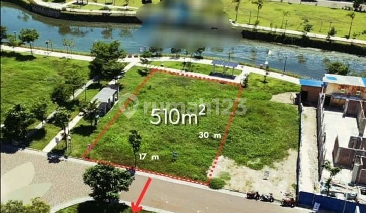 Di Jual Tanah Kavling 510m Golf Island Rumah Cluster Hadap Selatan