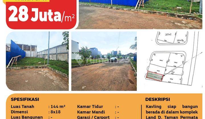 Kavling Permata Buana, Cluster Pulau Sepa, Kemabangan, 8x18m² 2