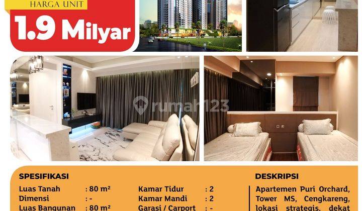 Apartemen Puri Orchard, Tower Ms, Cengkareng, Lt. 16 1