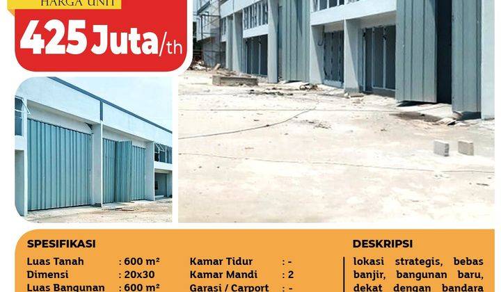 Gudang Halim Perdana Kusuma, 2 Unit Gandeng, Jurumudi, 20x30m² 2