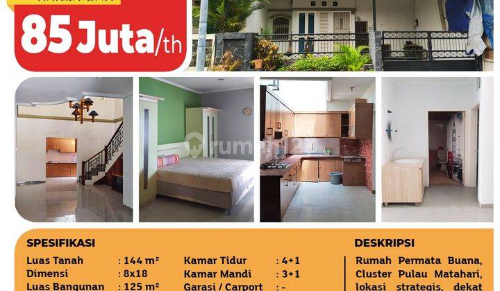 Sewa Rumah Permata Buana, Cluster Pulau Matahari, Kembangan 2