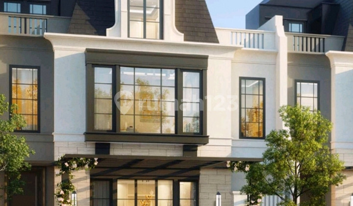 Baru dan Paling Laris Rumah Mewah dan Elegan 3 Lantai Konsep Parisian, Bellefont Lokasi The Spring Gading Serpong  2