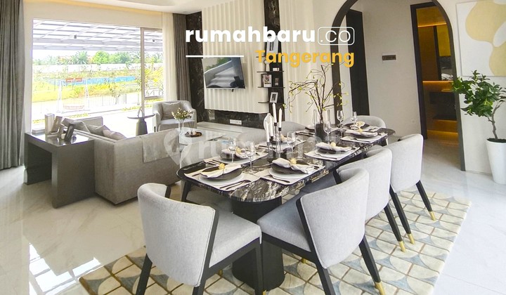 Baru Rumah 2 Lantai Citra Garden, View Danau Smarthome Dekat AEON Mall BSD