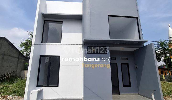 Rumah Baru 2 Lantai Konsep Santorini Dekat Serpong Natura 1