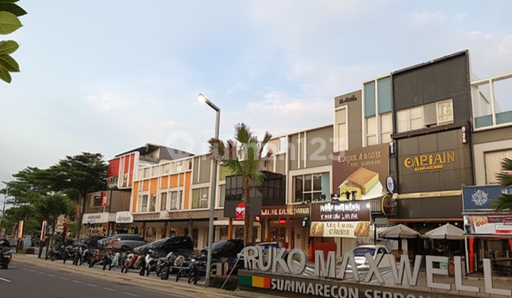 Ruko Siap Pakai Bekas Resto Maxwell Gading Serpong, Semi Rooftop Ruko Siap Pakai Bekas Resto Maxwell Gading Serpong, Semi Rooftop