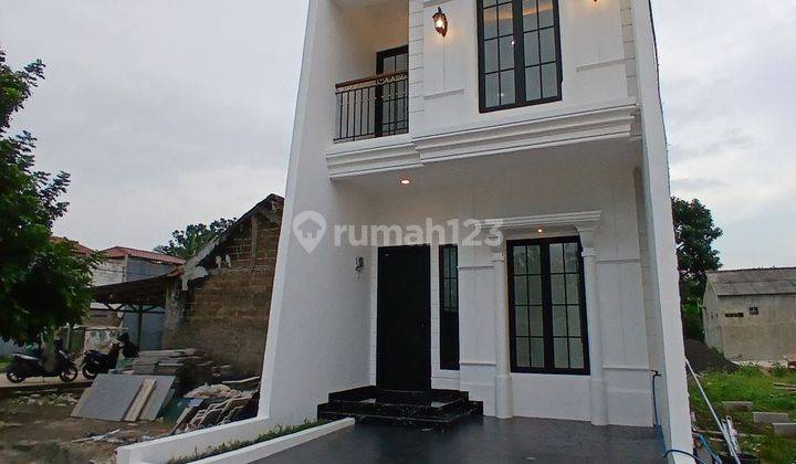 Dipasarkan Rumah keren cantik 2 lantai model Scandinavian di Cipayung Depok 2