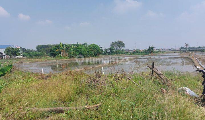 Tanah di Jalan sriamur 2hektar..pinggir pintu toll gabus  1