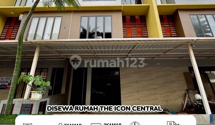 Disewa Cepat ‼️rumah 3 Lantai The Icon Central - Batam Centre 
