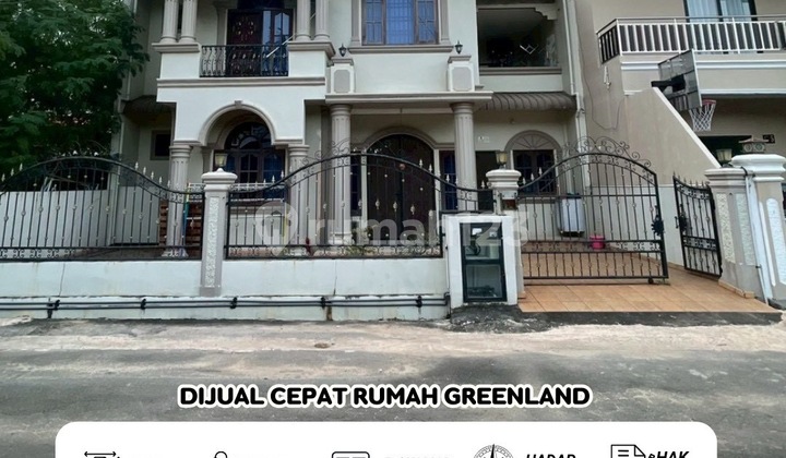 Dijual Cepat Rumah Greebland Batam Center Dekat Sekolah Yosudarso