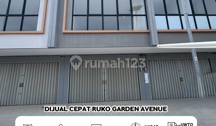 Dijual Cepat Ruko Garden Avenue Dekat Top 100