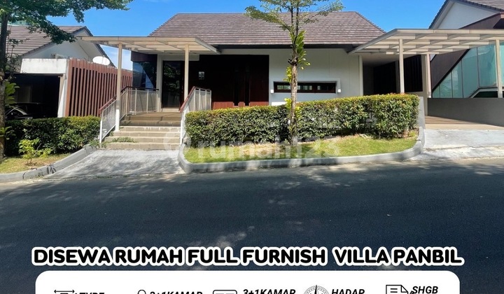 For Rent Full Furnished Elite House "Villa Panbil Forest House Batam"