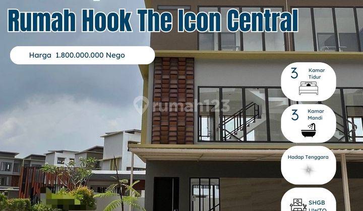 Dijual Cepat‼️rumah Hook The Icon Central, Batam Center ( Type Penthouse) 1