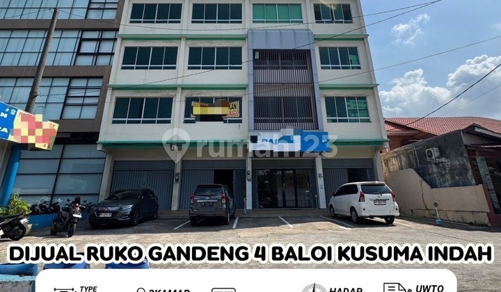 Dijual Ruko Gandeng Hadap Jalan Baloi Kusuma Samping Bcs