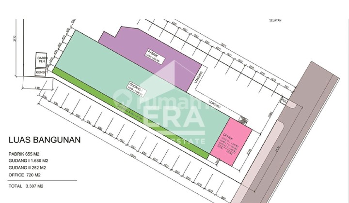 Gudang Strategis Siap Pakai JIEP Pulo gadung LB 2121m LT 5300m