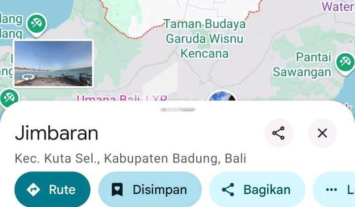 Hotel Bintang 5  Resort & Spa Beach Jimbaran Bali Luas 1.9Ha 1