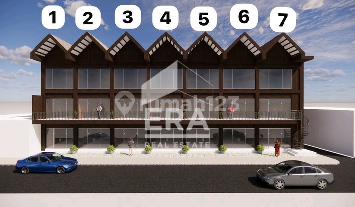 Ruko Gandeng 7 Strategis Jl Pantai Batu Bolong Kuta Badung