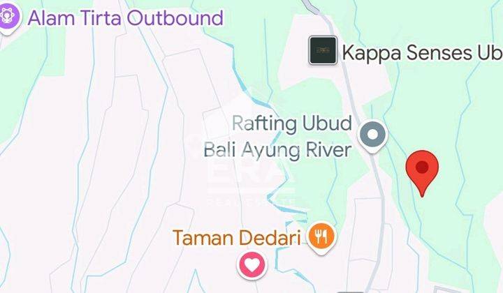 Kavling Strategis area wisata Rafting dan Villa Badung Bali 1