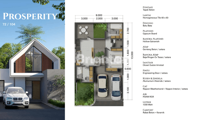 Rumah Minimalis Skandinavian Plaju Palembang 2