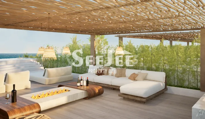 KEINDAHAN MODERN BERTEMU KETENANGAN BALINESE DI VILLA TEBING DENGAN PEMANDANGAN LAUT DI ULUWATU - SDFB042