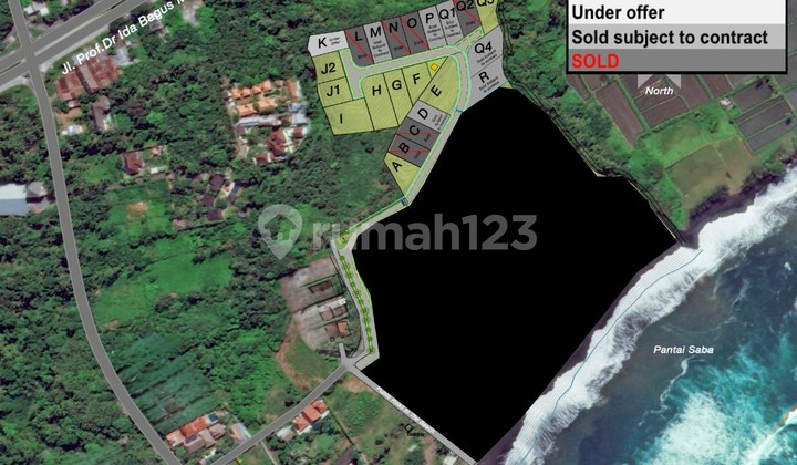 For Sale Freehold Land Near Sanur - Walking Distance to the Beach